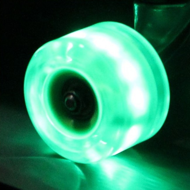 Sunset Skateboards 65mm Flare Longboard LED Wheels Green Cleanline Surf