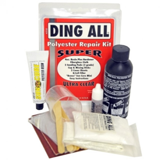 Ding All Super Polyester Repair Kit Cleanline Surf